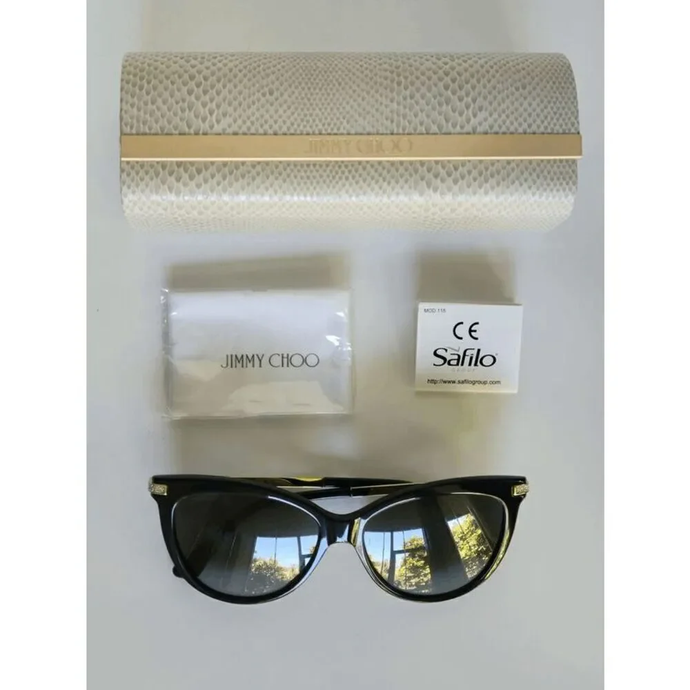 JIMMY CHOO Women's AXELLE/G/S 56mm Sunglasses NEW WITH CASE MSRP $395